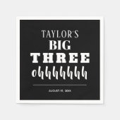 Das BIG 30. Geburtstag-Party Serviette (Vorderseite)