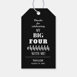 Das BIG 40. Geburtstag-Gastgeschenk Geschenkanhänger