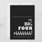 Das BIG 40. Geburtstag-Party Einladung (Vorderseite)