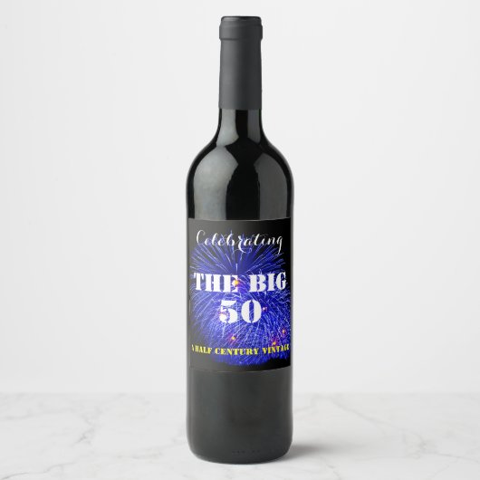 DAS BIG 50 - WEINETIKETT (Vorderseite)