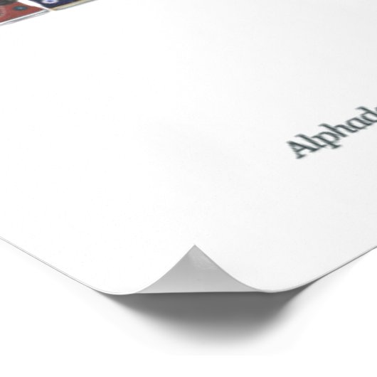 Das BIG-Alphadance-Poster Poster (Ecke)