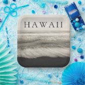 Das Big Island Beach Hawaii Pappteller (Party)