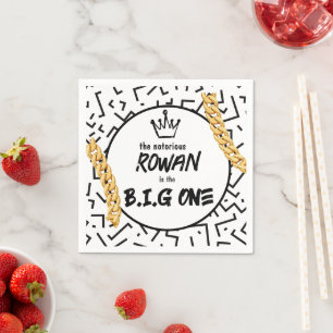 Das Big One Birthday 90s Hip Hop Paper Napkin Serviette