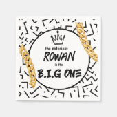 Das Big One Birthday 90s Hip Hop Paper Napkin Serviette (Vorderseite)