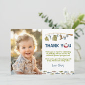 Das Big One Fishing Birthday Foto Danke Karte (Stehend Vorderseite)