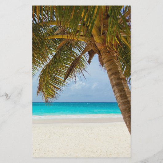 Das "Big Palm Tree Beach" Menü (Rückseite)