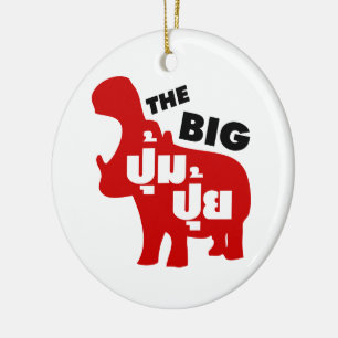 DAS BIG PUM PUI Ō Fat in Thai Language Keramikornament