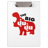 DAS BIG PUM PUI Ō Fat in Thai Language Klemmbrett (Vorderseite)