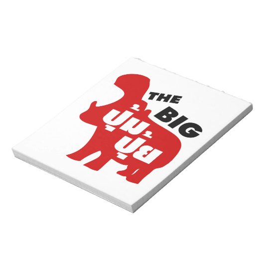 DAS BIG PUM PUI Ō Fat in Thai Language Notizblock (Rotiert)