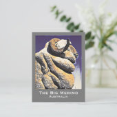 Das Big Sheep Big merino Reisesymbol in Australien Postkarte (Stehend Vorderseite)