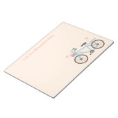 Das Bike Zitat Leben ist eine schöne Reise Notizblock (angewinkelt)