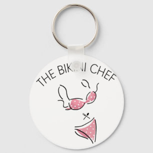 Das Bikini-Kochs-Logo Schlüsselanhänger