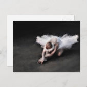 Das Bild der Ballerina Postkarte (Vorne/Hinten)