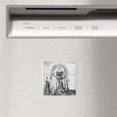 Das Bild der Dame Astrologie mit den drei Magnet (In Situ (Geschirrspüler))