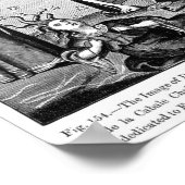 Das Bild der Dame Astrologie mit den drei Poster (Ecke)