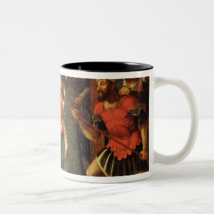 Das Bild der Verehrung der Weisen Zweifarbige Tasse