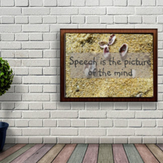 Das Bild des Sprichwort-Posters der Geisteswisshei Poster