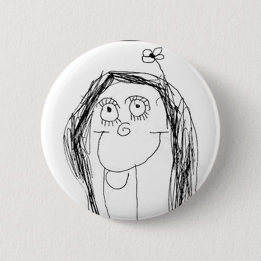 Das Bild Ihres Kindes - Muttertagsgeschenk Button (Vorderseite)