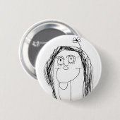 Das Bild Ihres Kindes - Muttertagsgeschenk Button (Vorne & Hinten)