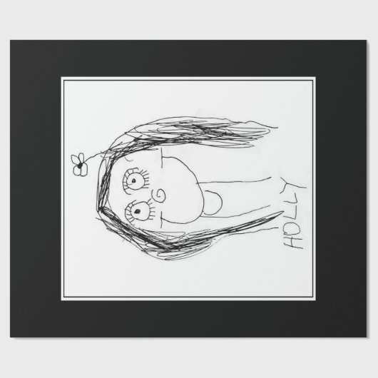 Das Bild Ihres Kindes - Muttertagsgeschenk Geschenkpapier (Flach)