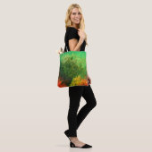 das Bild in Öl gemalt. Ölfarbe Tasche (Am Model)