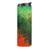 das Bild in Öl gemalt. Ölfarbe Thermosbecher (Nach links gedreht)