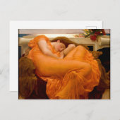 Das Bild vom Juni von Frederic Leighton Postkarte (Vorne/Hinten)