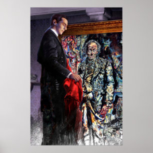 Das Bild von Dorian Gray Gothic-Horror-Kunst Poster