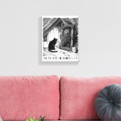 Das Bild von Dorians Katze Leinwanddruck (Insitu (Wohnzimmer))