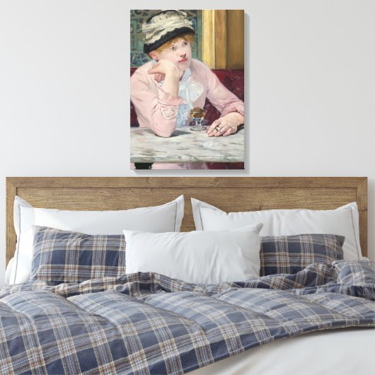 Das Bild von Manet Impressionist Painting Leinwanddruck (Insitu (Schlafzimmer))