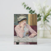 Das Bild von Manet Impressionist Painting Postkarte (Stehend Vorderseite)