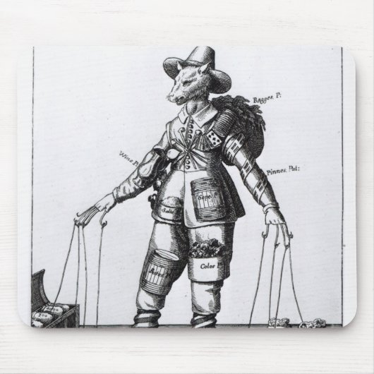 Das Bild von Pattenty', c.1641-50 Mousepad (Vorne)