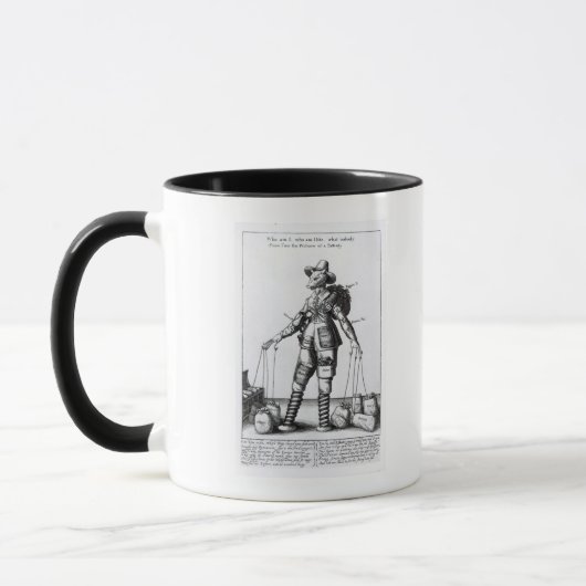 Das Bild von Pattenty', c.1641-50 Tasse (Links)
