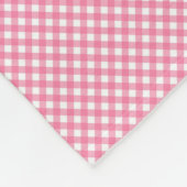 Das Bild zeigt ein beidseitiges Stoffdesign Fleecedecke (Ecke)
