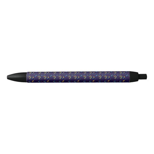 Das Bild zeigt einen Stift mit schwarzer Spitze (Vorderseite)