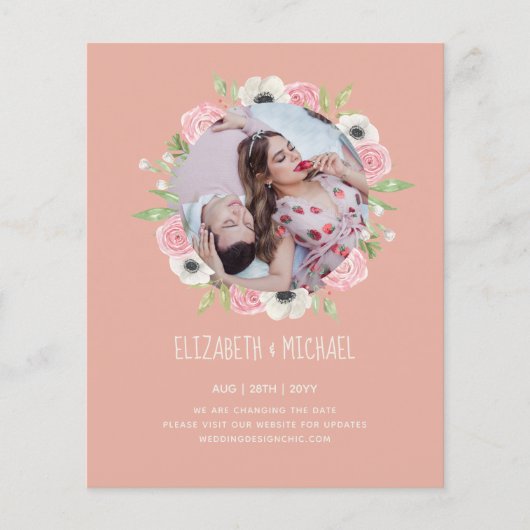 Das billigste FOTO ändert das Datum des Blumenscha (Vorderseite)