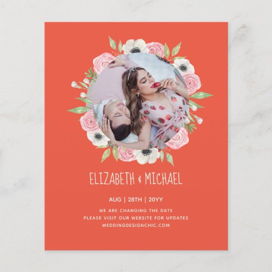 Das billigste FOTO ändert das Datum des Blumenscha (Vorderseite)