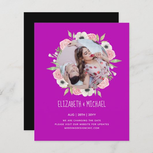 Das billigste FOTO ändert das Datum des Blumenscha (Vorne/Hinten)