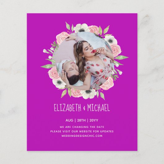 Das billigste FOTO ändert das Datum des Blumenscha (Vorderseite)