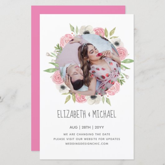 Das billigste FOTO ändert das Datum des Blumenscha (Vorne/Hinten)