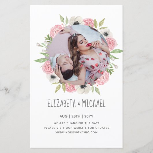 Das billigste FOTO ändert das Datum des Blumenscha (Vorderseite)