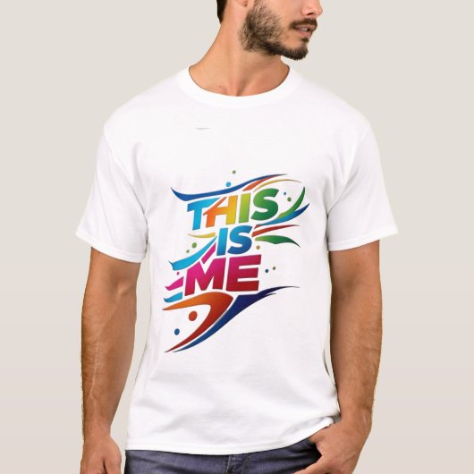 "Das bin ich: das Design von T - Shirt stärken" (Vorderseite)