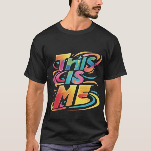 "Das bin ich: das Design von T - Shirt stärken" (Vorderseite)