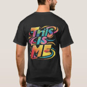 "Das bin ich: das Design von T - Shirt stärken" (Rückseite)