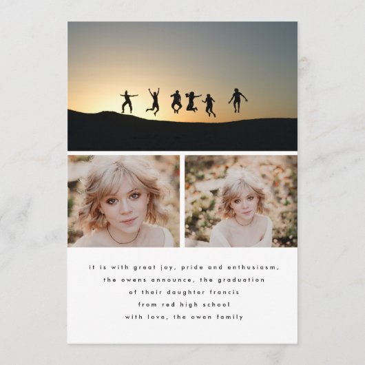 Das bin ich | Moderne GRAD High School | FOTO Ankündigung (Rückseite)