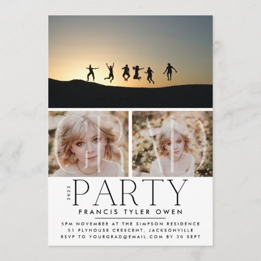 Das bin ich | Moderne GRAD High School | FOTO PART Ankündigung (Rückseite)