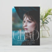 Das bin ich | Moderner GRAD Fade Text | FOTO Ankündigung (Stehend Vorderseite)