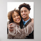 Das bin ich | Moderner GRAD Fade Text | FOTO Poster (Vorne)