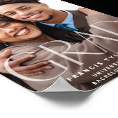 Das bin ich | Moderner GRAD Fade Text | FOTO Poster (Ecke)