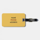 Das bin ich! Personalisierte Gepäckanhänger (Rückseite horizontal)